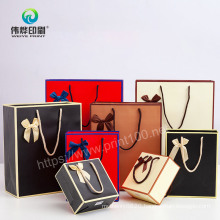 Promotional Eco-Friendly Fashion Paper Gift Bag for Clothing Carrier Gift Bag